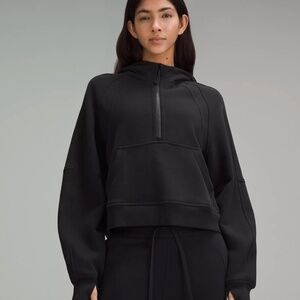 Lululemon Scuba Oversized Half-Zip Hoodie - Black XS/S